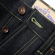 Load image into Gallery viewer, COLLIER 19 Italian Woven Red Line Sanforised Organic Selvedge Denim