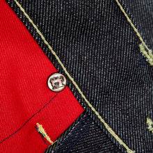 Load image into Gallery viewer, COLLIER 19 Italian Woven Red Line Sanforised Organic Selvedge Denim