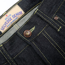 Load image into Gallery viewer, COLLIER 19 Italian Woven Red Line Sanforised Organic Selvedge Denim