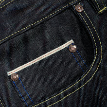 Load image into Gallery viewer, COLLIER 19 Italian Woven Red Line Sanforised Organic Selvedge Denim