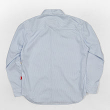 Load image into Gallery viewer, Fulton 8 Luxury 20s/20s Blue Fine Stripe Cotton Shirt