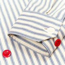 Load image into Gallery viewer, Paxton 54 Cotton Ticking Stripe Over Shirt