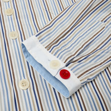 Load image into Gallery viewer, Steptoe 4 Grandad Blue Stripe Shirt
