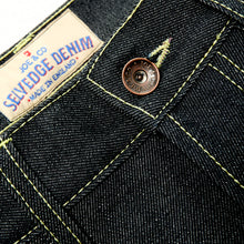 Load image into Gallery viewer, COLLIER 14 Japanese Orange And Blue 140z  Selvedge Denim