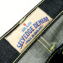 Load image into Gallery viewer, COLLIER 14 Japanese Orange And Blue 140z  Selvedge Denim