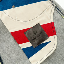 Load image into Gallery viewer, COLLIER 14 Japanese Orange And Blue 140z  Selvedge Denim