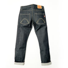 Load image into Gallery viewer, COLLIER 14 Japanese Orange And Blue 140z  Selvedge Denim