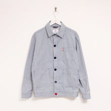 Load image into Gallery viewer, Grafters 3 11oz Yarn Dyed Railroad Stripe Chore Jacket