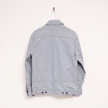 Load image into Gallery viewer, Grafters 3 11oz Yarn Dyed Railroad Stripe Chore Jacket