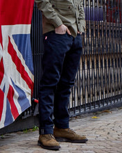 Load image into Gallery viewer, Collier 06 'The Joe Black' 15oz Italian Red Line Selvedge Jet Black Denim