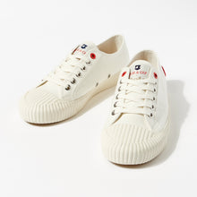 Load image into Gallery viewer, Joe & Co X Gola 05 white Canvas & Vulcanised Rubber Tennis Shoe