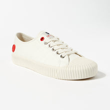 Load image into Gallery viewer, Joe &amp; Co X Gola 05 white Canvas &amp; Vulcanised Rubber Tennis Shoe
