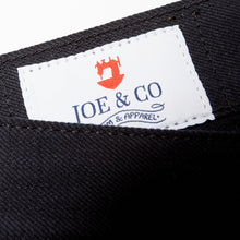 Load image into Gallery viewer, Collier 06 'The Joe Black' 15oz Italian Red Line Selvedge Jet Black Denim
