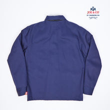 Load image into Gallery viewer, Arkwright 05 Navy Cotton Twill Over Shirt