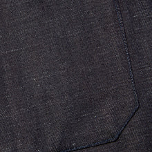 Load image into Gallery viewer, Arkwright 09 Indigo Dipped Cotton & Linen Mix Over Shirt