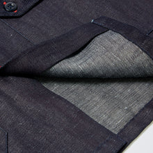 Load image into Gallery viewer, Arkwright 09 Indigo Dipped Cotton & Linen Mix Over Shirt