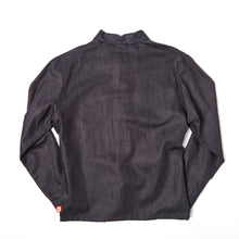 Load image into Gallery viewer, Arkwright 09 Indigo Dipped Cotton & Linen Mix Over Shirt