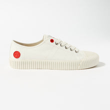 Load image into Gallery viewer, Joe & Co X Gola 05 white Canvas & Vulcanised Rubber Tennis Shoe