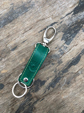 Load image into Gallery viewer, Veg tanned leather key ring