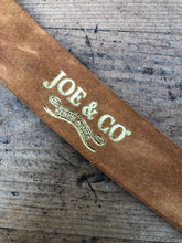 Load image into Gallery viewer, Philby 01 British veg tanned Chestnut leather and brass belt