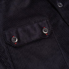 Load image into Gallery viewer, Arkwright 24 Dark Navy Corduroy Over Shirt