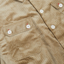 Load image into Gallery viewer, Arkwright 22 Camel Irregular Corduroy Over Shirt
