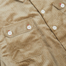 Load image into Gallery viewer, Arkwright 22 Camel Irregular Corduroy Over Shirt
