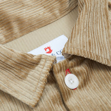 Load image into Gallery viewer, Arkwright 22 Camel Irregular Corduroy Over Shirt