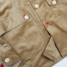 Load image into Gallery viewer, Arkwright 22 Camel Irregular Corduroy Over Shirt