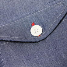Load image into Gallery viewer, Baines 08 Denim Blue Chambray Cotton Over Shirt