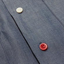 Load image into Gallery viewer, Camp 05 Bowling Short Sleeve 6oz Cotton Chambray Bowling Shirt