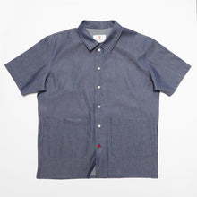 Load image into Gallery viewer, Camp 05 Bowling Short Sleeve 6oz Cotton Chambray Bowling Shirt