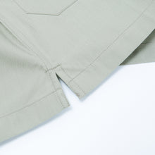 Load image into Gallery viewer, Camp 03 Powder Green Bowling Short Sleeve Cotton Poplin Bowling Shirt