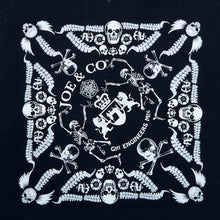 Load image into Gallery viewer, Skull & Bones black bandana