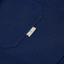 Load image into Gallery viewer, Baines 05 Navy Cotton Twill Over Shirt