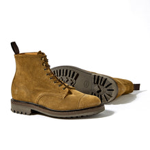 Load image into Gallery viewer, British Made Upton Suede Derby Cap Boot