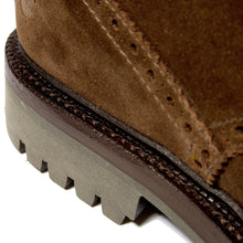 Load image into Gallery viewer, British Made Rushton Suede Brogue Boot