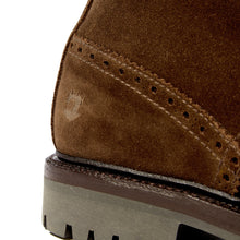Load image into Gallery viewer, British Made Rushton Suede Brogue Boot