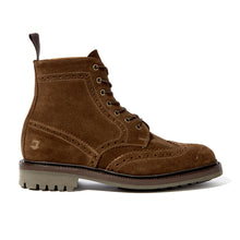 Load image into Gallery viewer, British Made Rushton Suede Brogue Boot