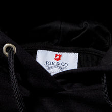 Load image into Gallery viewer, Holt 02 Dark Black Knitted Loopback Hooded Sweatshirt