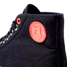 Load image into Gallery viewer, Joe & Co X Gola 01 Black Canvas & Vulcanised Gum Rubber Hi Top