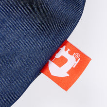 Load image into Gallery viewer, Talbot 02 navy chambray cotton penny round work shirt