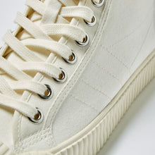 Load image into Gallery viewer, Joe & Co X Gola 02 Off White Canvas & Vulcanised Rubber Hi Top