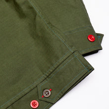 Load image into Gallery viewer, Tatton 01 Dark Olive Water Repellent Ripstop Over Shirt