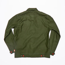 Load image into Gallery viewer, Tatton 01 Dark Olive Water Repellent Ripstop Over Shirt