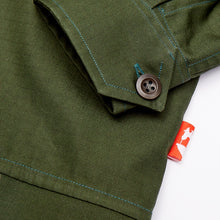 Load image into Gallery viewer, Tatton 01 Dark Olive Water Repellent Ripstop Over Shirt
