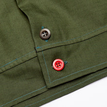 Load image into Gallery viewer, Tatton 01 Dark Olive Water Repellent Ripstop Over Shirt