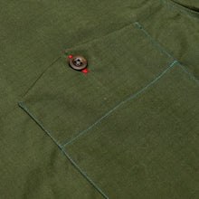 Load image into Gallery viewer, Tatton 01 Dark Olive Water Repellent Ripstop Over Shirt