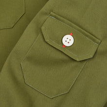 Load image into Gallery viewer, Paxton 17 Olive cotton twill over shirt
