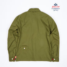 Load image into Gallery viewer, Paxton 17 Olive cotton twill over shirt